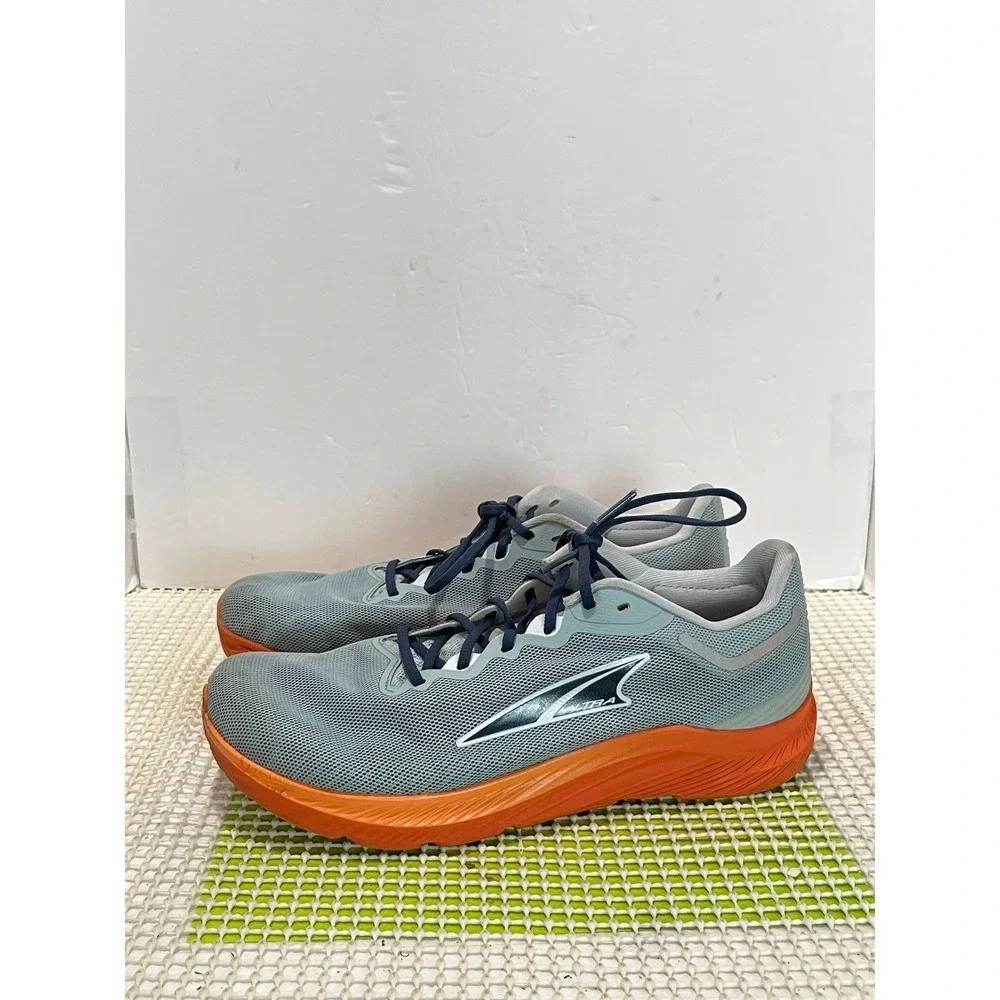 Altra Rivera 3 Running Shoes Men's 10.5 Gray Orange AL0A7R6Y480 Road Sneakers